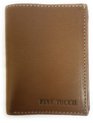 

Finetouch Men Black Genuine Leather Card Holder(9 Card Slots), Camel