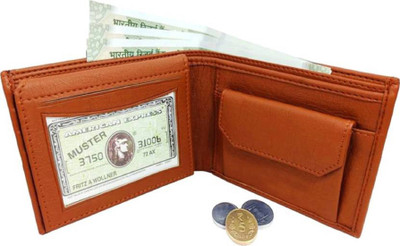 

Poland Men Tan Artificial Leather Wallet(7 Card Slots)