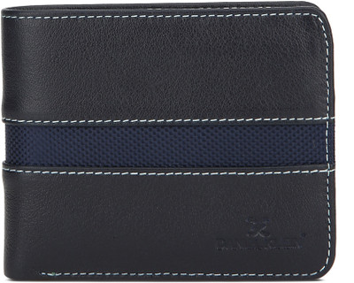 

Daniel Klein Men Casual Black Genuine Leather Wallet(6 Card Slots), Blue