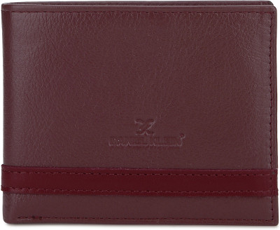 

Daniel Klein Men Brown Genuine Leather Wallet(4 Card Slots), Burgandy