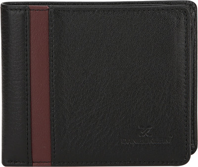 

Daniel Klein Men Black Genuine Leather Wallet(11 Card Slots)