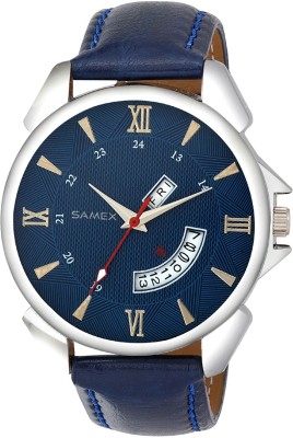 SAMEX STYLISH BLUE COLOR FASHIONABLE BRANDED DESIGNER Watch  - For Men   Watches  (SAMEX)