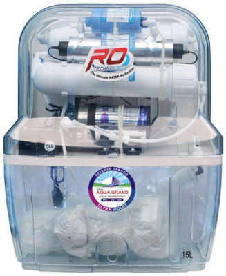 Grand plus SWIFT TPT 15 L RO + UV + UF + TDS Water Purifier(TPT)