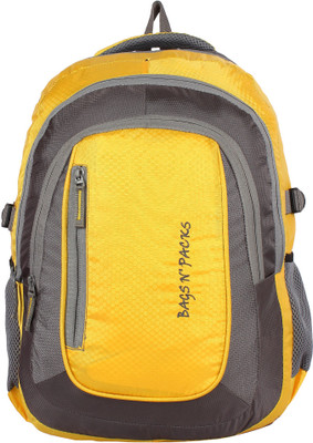 

Favria Bags n packs-Laptop Backpack 25 L Laptop Backpack(Yellow, Grey), Black;yellow