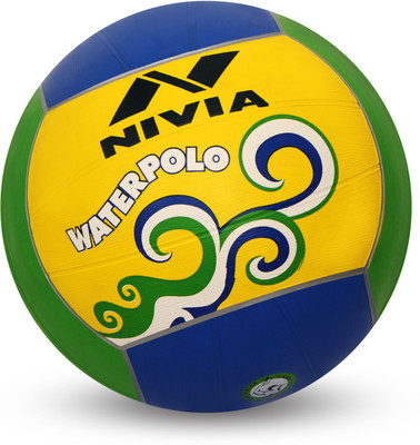 

Nivia Molded Water Polo Ball(Multicolor), Green;yellow;blue