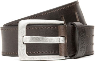 

Flying Machine Men Casual Brown Genuine Leather Belt, Chocolate