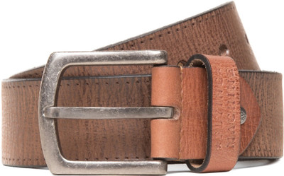 

Flying Machine Men Casual Brown Genuine Leather Belt