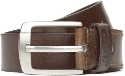 

Flying Machine Men Casual Brown Genuine Leather Belt