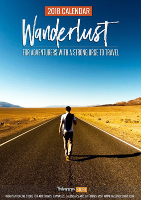 

Tallenge Best Seller - Wanderlust Poster Wall Calendar 2018 - Travel Collection - For Home and Office Decor 2018 Wall Calendar(Multicolor, Travel Collection)