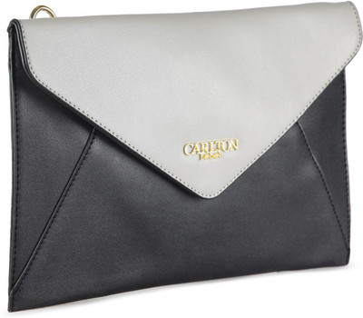 

Carlton London Casual Black, Grey Clutch