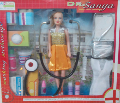 

Mahvi Toys Dr. Sanya With Doctor Set(Multicolor)