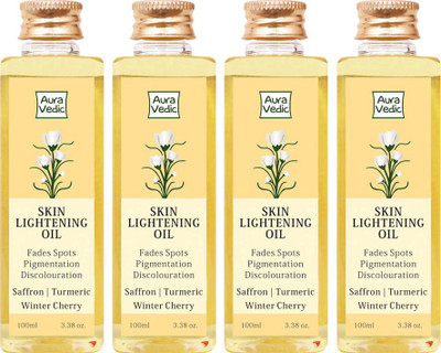 

Auravedic Skin Lightening OIl (Pack Of 4)(400 ml)