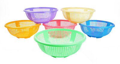 

Nahata Homeware Krrish Plastic Fruit & Vegetable Basket(Multicolor)
