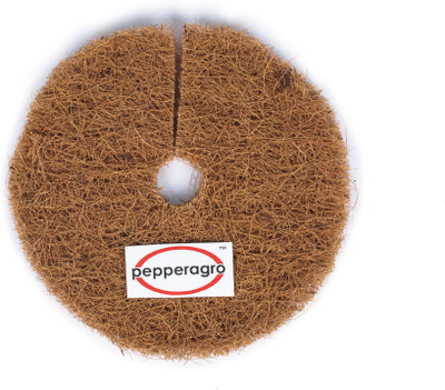 

Pepper Agro Biodegradable Coco Fiber Mulch 5-inch 10 Piece Weed Mat Set Garden Mulch(Brown 0.785 kg)