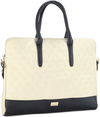 

Allen Solly Hand-held Bag(Black, Beige), Beige;black