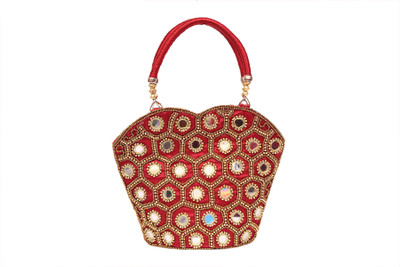 

kalakriti handicrafts Hand-held Bag(Maroon)