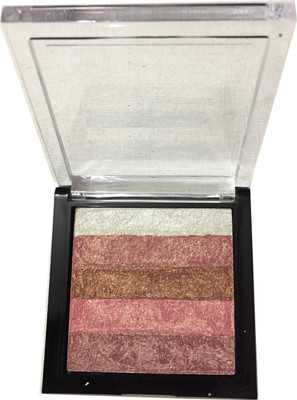

LUV-LI PROFESSIONAL 5 SHADES BRICK Highlighter(MULTICOLOR)