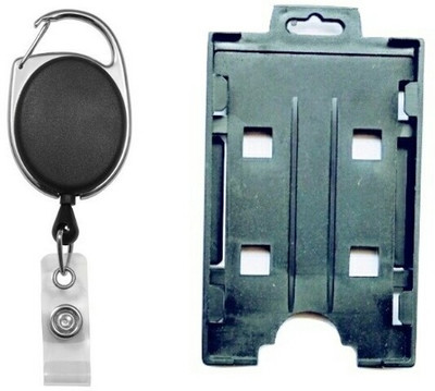 

ART ME Plastic ID Badge Holder, ID Badge Reel(Pack of 10)