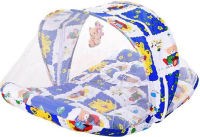 

Toyland Cotton Infants TL-025-BluePrinted Mosquito Net(Blue)