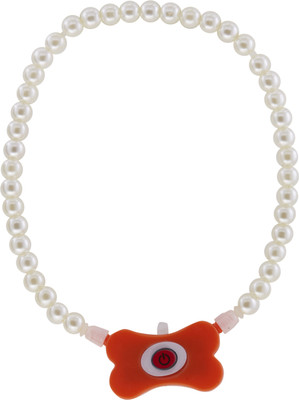 

EZ Life Embellished Dog Collar Charm(White, Round)