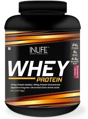 

Inlife 5Lb Whey Protein(2.27 kg, Strawberry)
