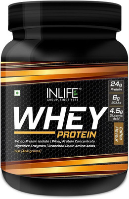 

Inlife 1Lb Whey Protein(454 g, Coffee)