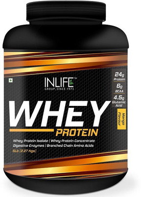 

Inlife 5Lb Whey Protein(2.27 kg, Mango)