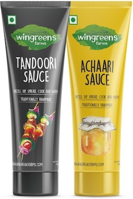 

Wingreens Farms Wingreens Farms Desi Sauce Two-Pack (Tandoori Sauce + Achaari Sauce) Sauce(200 g)