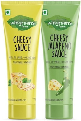 

Wingreens Farms Wingreens Farms Cheese Sauce Two-Pack (Cheesy Sauce + Cheesy Jalapeno Sauce) Sauce(200 g)