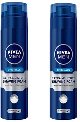 

Nivea MEN ORIGINALS EXTRA MOISTURE SHAVING FOAM 250 ML PACK OF 2(250 ml)