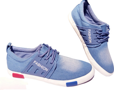 

DIVYA Canvas Shoes For Men(Blue