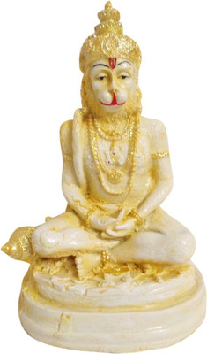 

FABZONE Antique Finish Lord Mahavir Hanuman Hindu God Bajrangbali Sculputer Handicraft Idol Diwali Decorative Spiritual Puja Vastu Showpiece Figurine - Religious Pooja Gift Item & Murti for Mandir / Temple / Home / Office Decorative Showpiece - 19 cm(Poly