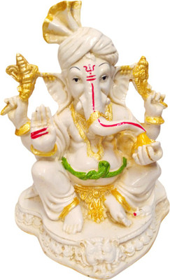 

FABZONE Antique Finish Lord Ganesha Statue Hindu Dev Ganpati and Siddhivinayak God Sculputer Handicraft Idol Diwali Decorative Spiritual Puja Vastu Showpiece Figurine - Religious Pooja Gift Item & Murti for Mandir / Temple / Home / Office Decorative Showp
