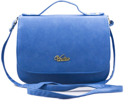 

VOAKA Women Casual Blue PU Sling Bag