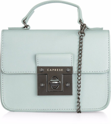 

Caprese Women Evening/Party Blue Leatherette Sling Bag