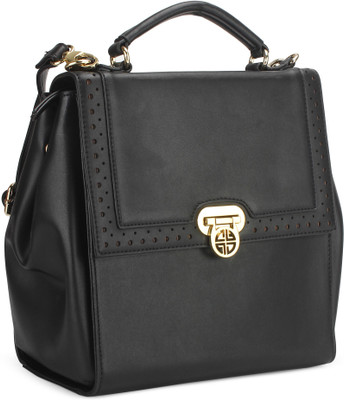 

Carlton London Women Casual Black Leatherette Sling Bag