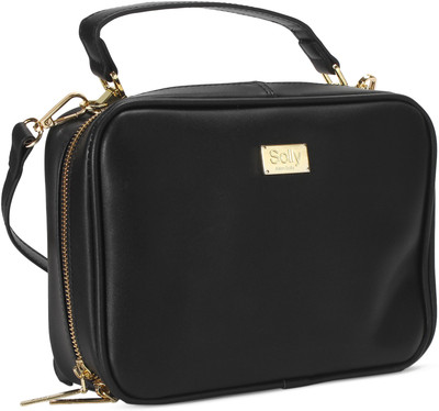 

Allen Solly Women Casual Black PU Sling Bag
