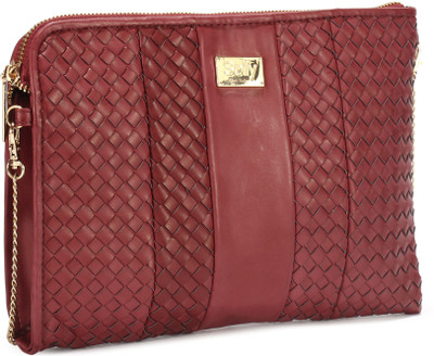 

Allen Solly Women Casual Maroon PU Sling Bag