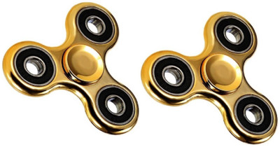 

Bizinto Hand Spinner Tri-wing Electroplated for Kids & Adults-Ceramic Cube Bearing (Multicolor)(Multicolor)