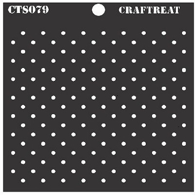 

Craftreat Small Polka Dots CTS079 layered Stencil(Pack of 1, Stencil)