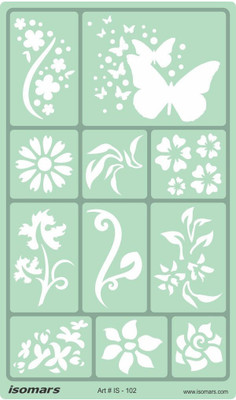 

Isomars IS102 Designing Stencil(Pack of 1, Laser Cut & Engraved)