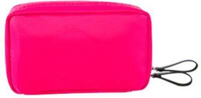 

WOOWAA DAILY MAKEUP POUCH Cosmetic Makeup Bag, Makeup Purse Compact Size Travel Toiletry Kit(Pink)