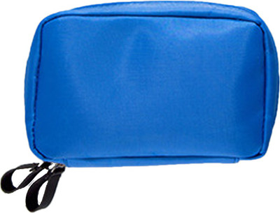 

WOOWAA DAILY MAKEUP POUCH Cosmetic Makeup Bag, Makeup Purse Compact Size Travel Toiletry Kit(Blue)
