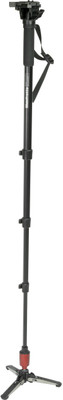 

manfrotto 560B-1 Fluid Video Monopod RC2 Quick Release Monopod Kit(Black, Supports Up to 9000 g)
