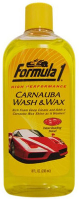 

Formula 1 Carnauba Wash and Wax 236ml Car Washing Liquid(236 ml)