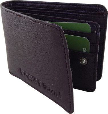 

Orbit Men Brown Genuine Leather, Fabric Wallet(7 Card Slots)