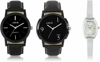 LOREM LR-05-06-0219 Attractive Stylish Combo Watch  - For Men & Women   Watches  (LOREM)
