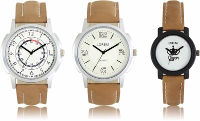 LOREM LR-16-17-0209 Attractive Stylish Combo Watch  - For Men & Women   Watches  (LOREM)