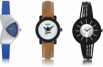 LOREM LR-208-209-212 Attractive Stylish Combo Watch  - For Women   Watches  (LOREM)