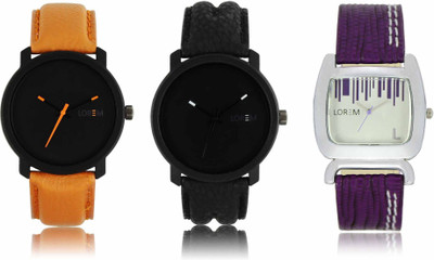 

LOREM LR-20-21-207 Attractive Stylish Combo Watch - For Men & Women